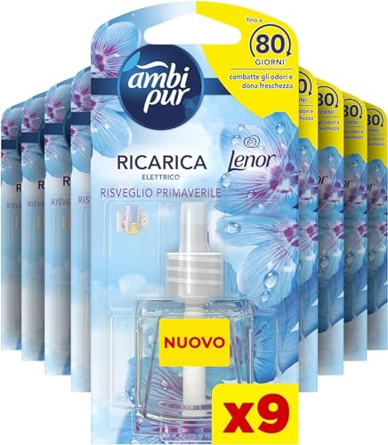 Ambi Pur Profumatore per Ambienti, 9 Ricariche per...