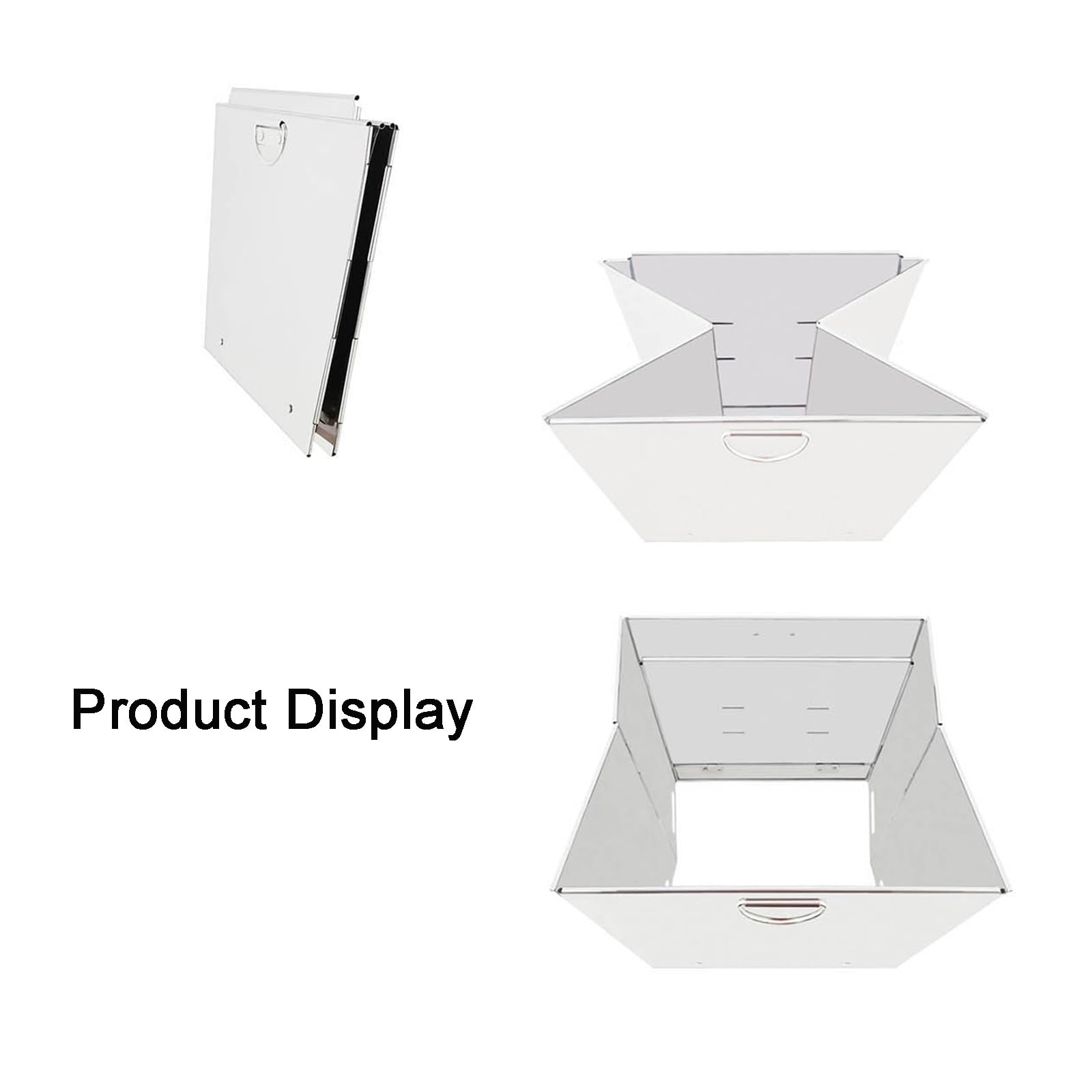 Incinérateur Pliable, Foyer Portable, Fûts de Brûlure Extérieur pour Brûler Les Déchets, Cheminée Extérieure, Fût de Brûlure pour Brûler dans la Cour Arrière(28cm/11in)