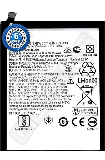 Image of Original BL270 Battery for Lenovo K8 Note K6 Note K6 Plus Battery with 6 Month Warranty**** (Q68)