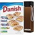 Danish Pastry Snack Variety Pack with Reusable Water Bottle – 24 Individually Wrapped Pastries, Custom Bundled by MOOCHI
