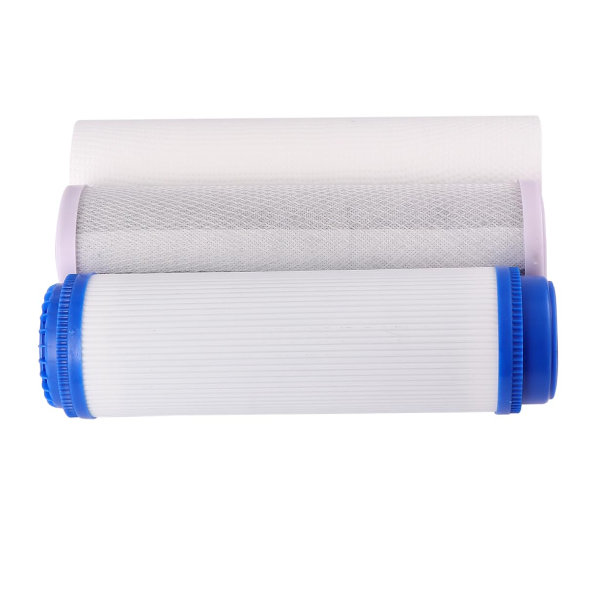 Filtro de Agua de Polipropileno y Carbón Activado para Purificador | Recambios para Filtros Agua, Caudal Amplio, Cartucho Reemplazable, Uso Doméstico, Formato