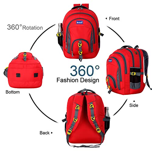 Image of ROZEN LARGE 50 LITERS COMBO SCHOOL & Lunch bag for Class 5-12 Large Multipurpose Backpack for Students, Water Resistant, Unisex Design, Stylish & Durable