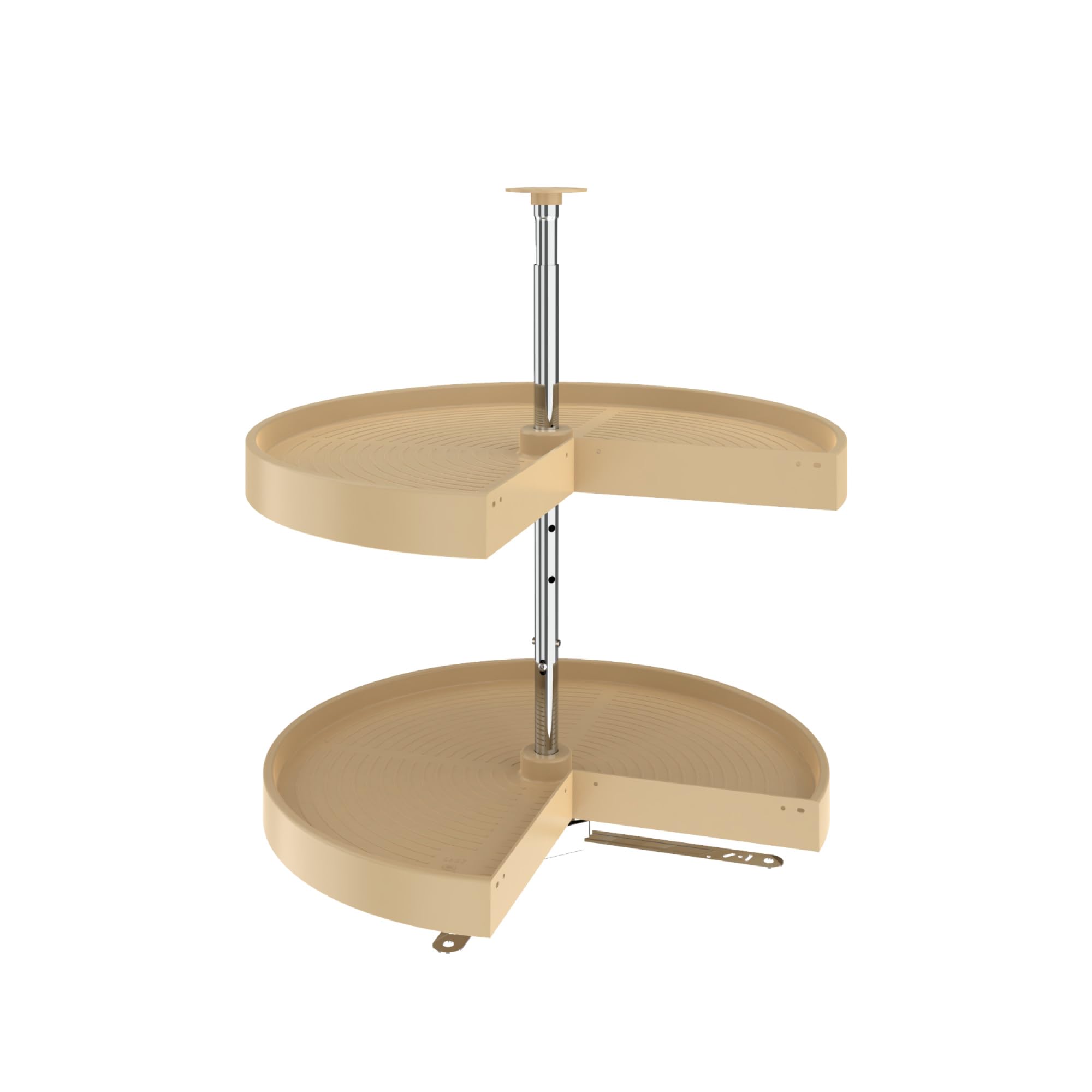 Rev-A-Shelf 24" Pie-Cut Two-Tier Lazy Susan for Corner Base Cabinets