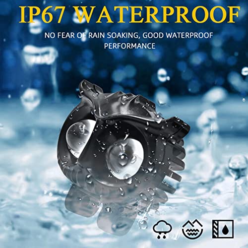 Farol de motocicleta LED | Farol de motocicleta em forma de coruja 40W,Luz de duas cores universal à