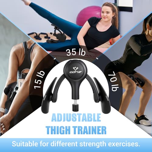 Thigh Trainer, 15-70LB Adjustable Resistance Inner Thigh Exerciser with Bag - Image 2