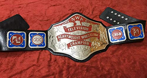 MAXAN NWA Television Heavyweight Championship Belt in 4MM ZINC DEEP Etching2