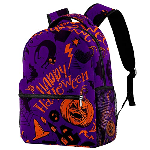 Sac à dos Halloween citrouille pour sorties scolaires et voyages des filles et garçons