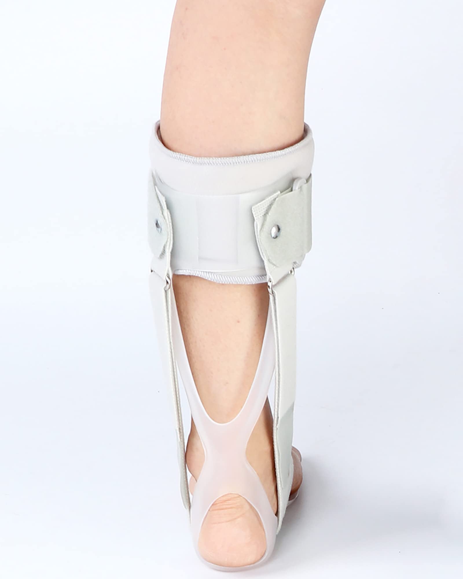 Inmovilizador de pie caído, Soporte de Tobillo, férula para varo valgo, Bota elástica para aliviar la presión, Derecha, XL
