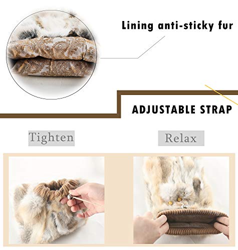 Image of Fur Story Fur Leg Warmers Real Fur Rabbit Winter Leggings Boot Toppers for Women
