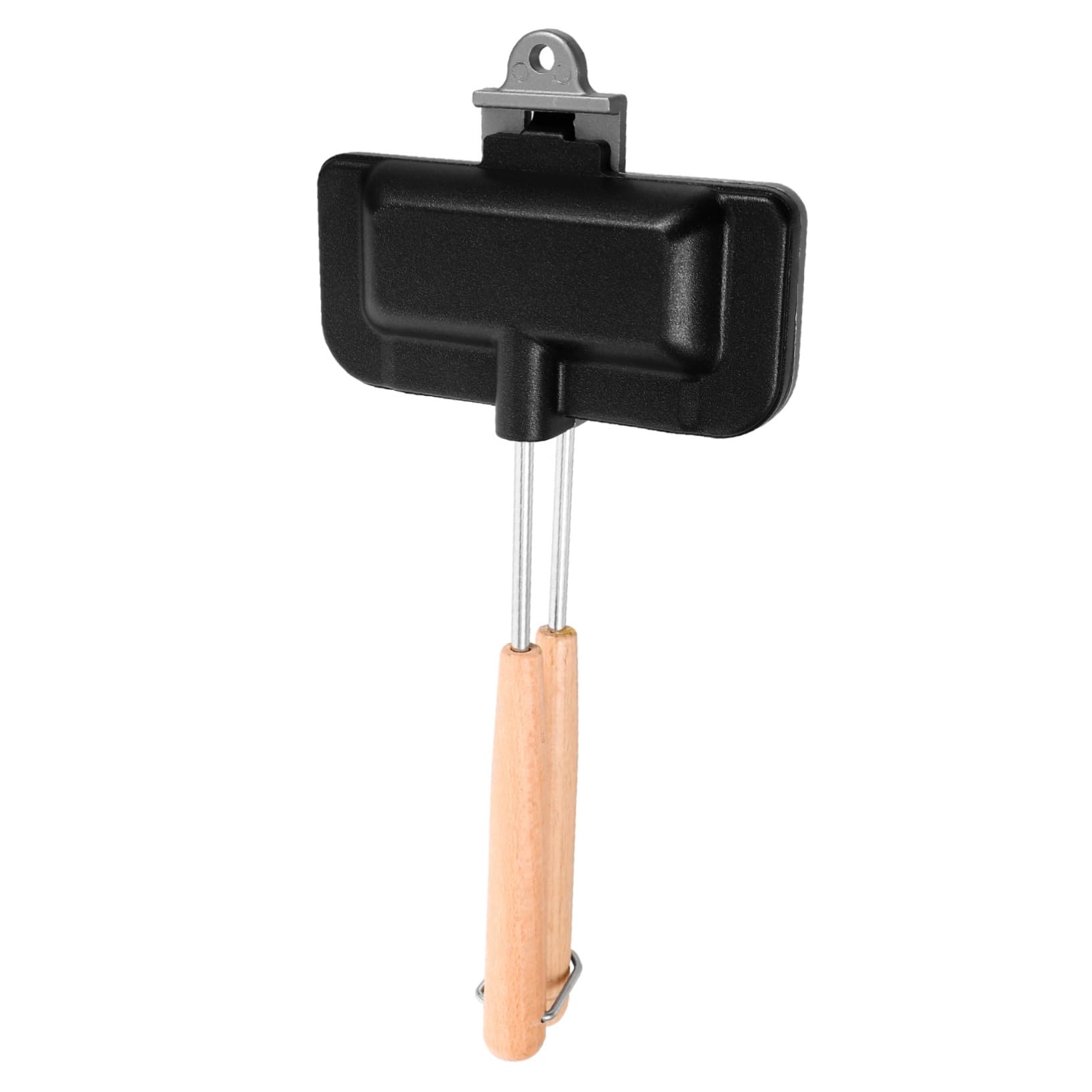 ASAKKURA Double-sided Non-stick Sandwich Mold Pan for Toasts and Eggs Easy to Use Kitchen Gadget for Breakfast and Snacks