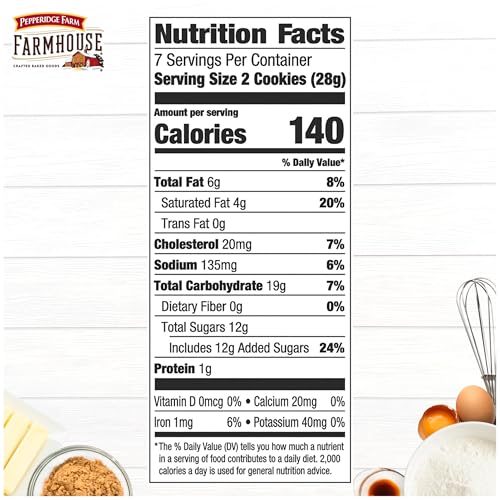 Pepperidge Farm 200140004810 Farmhouse Thin And Crispy Milk Chocolate Chip Cookies thumb #2