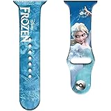 アナと雪の女王 アップルウォッチ バンド Apple Watch バンド 38mm 40mm 41mm 42mm 44mm 45mm 49mm アップルウォッチベルト装着簡単 長さ調節 ステンレス鋼バックル付き 通気性 耐久性,1,42/44/45/49 [並行輸入品]