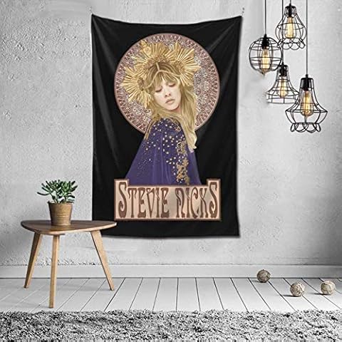 shibeili Stevie Nicks Tapestry Wall Hanging Bedding Tapestry 3D Printed Art Tapestry Home Decor 60"x40" Cover