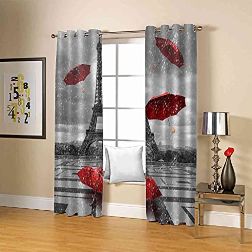 Rideaux occultants chambre enfant polyester isolant phonique à oeillets 264x242