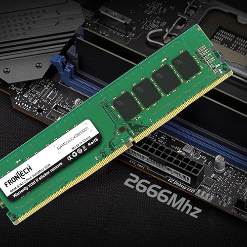 Image of FRONTECH 8GB DDR4 16 Chips 2666 MHz Desktop RAM Memory, Suitable for Gaming, Multitasking (RAM-0043)