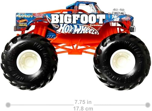 Miniatura 2 de Hot Wheels Monster Truck OVERISZED Bigfoot 4X4X4