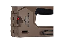 Vista 8 de Spec Ops Tools Pistola de grapas de alta resistencia, grapas de 1/4" - 9/16", clavos de 18-calibre, esfuerzo reducido