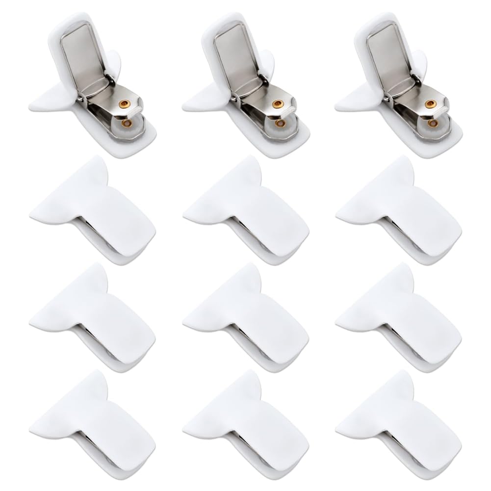 CTRLZS 12pcs Duvet Clips for Comforter Inside, Strong Holder Blanket Quilt Fasteners Foam Metal Padded Duvet Cover Clips