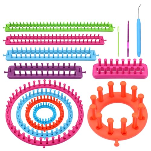 Métiers à tricoter multifonctionnels avec cadres de tissage géométriques durables