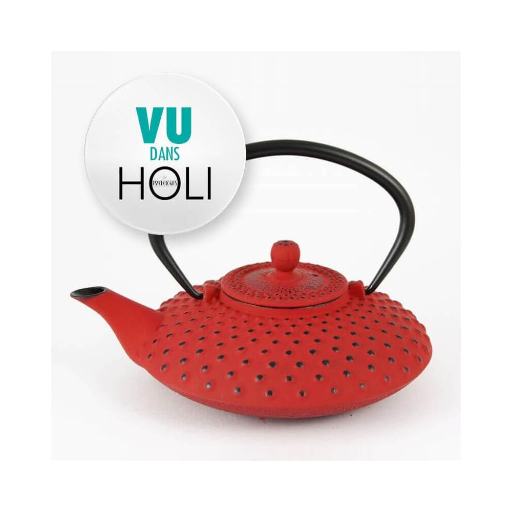 Tetera Hierro Fundido Vintage rojo – rojo – 1.2L, rojo, 1.2l