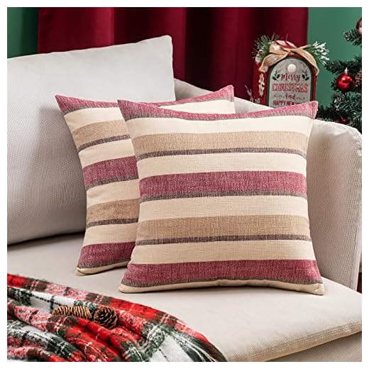 MIULEE 2er Set SAMT Kissenbezug Kissenhülle Dekorative Dekokissen Sofakissen Lendenkissen Wurfkissenbezug mit Verstecktem Reißverschluss Sofa Schlafzimmer 12x 20 Inch 30 x 50 cm Blaugrün 3 MIULEE 2er Pack Streifen Leinenoptik Home Dekorative Kissenbezug Kissenhülle Kissenbezug für Sofa Schlafzimmer mit Reißverschlüsse 45x45 cm Rotwein