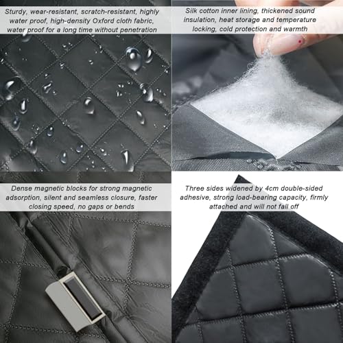 Couverture magnétique imperméable et coupe-vent pour isoler le garage - 6