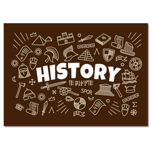 Toile classe d'histoire 70x50 cm : la solution déco pour un salon sans âme - 2