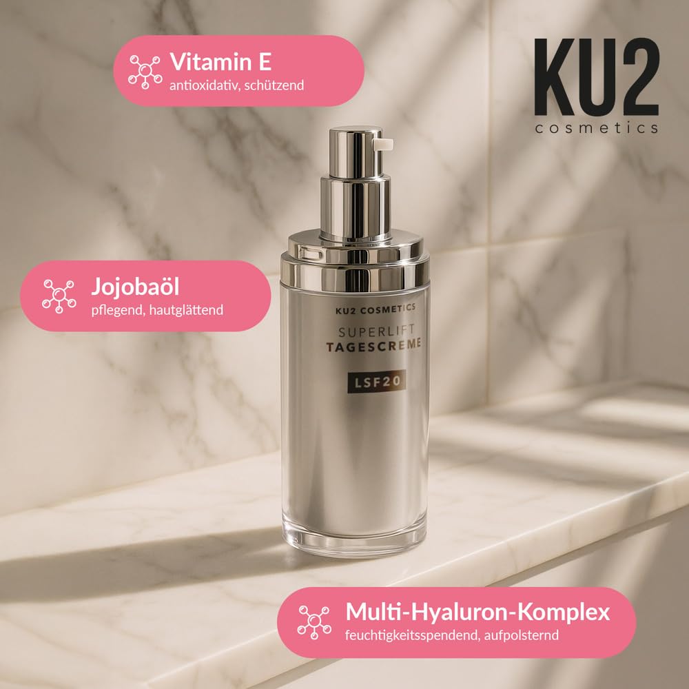 KU2 Cosmetics Superlift Anti Aging Tagescreme LSF 20, 50 ml
