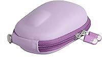 Vista 5 de Hermitshell Estuche rígido de viaje para ratón inalámbrico seenda 2.4G ratón silencioso (morado)
