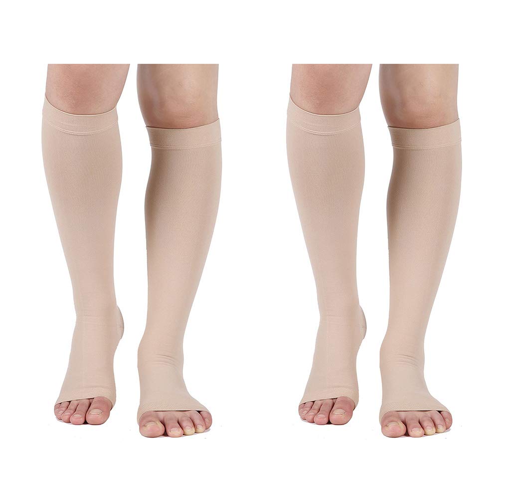 Buy Compression Socks, 2 Pairs, 2030 mmHg Graduated KneeHi