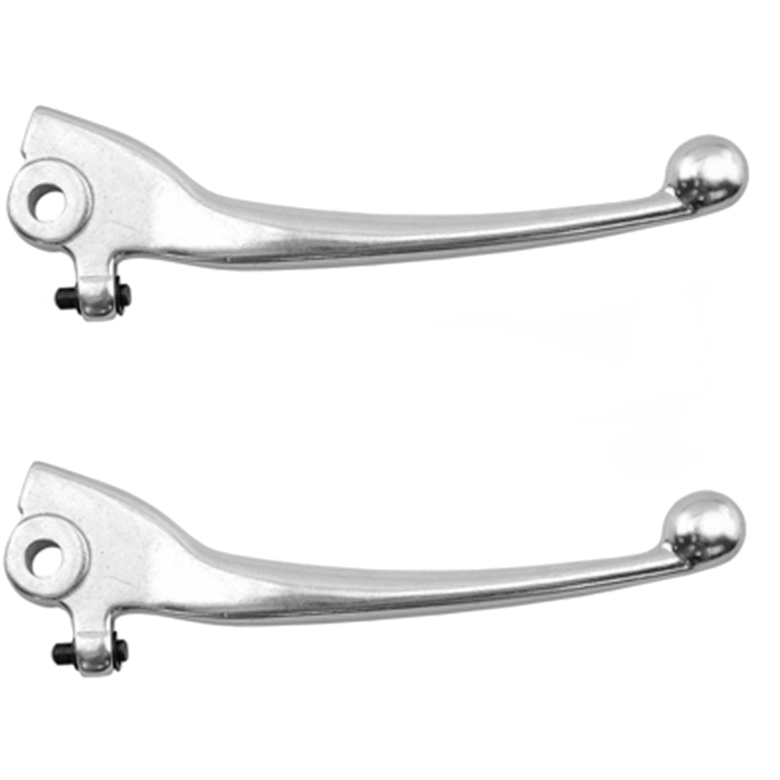 ACCOSSATOACCOSSATO Pair of levers for Aprilia Atlantic from 2011 to 2013 (CC 300) lever silver Grimeca