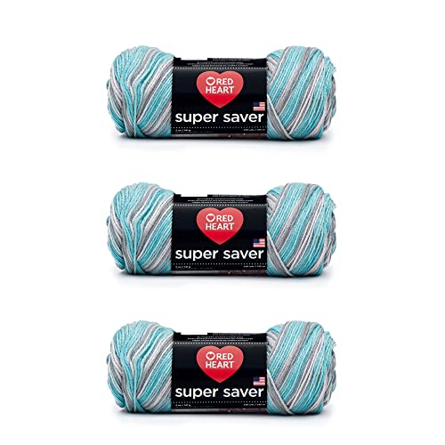 Image of Red Heart Super Saver Yarn, 3 Pack, Icelandic Mix 3 Count