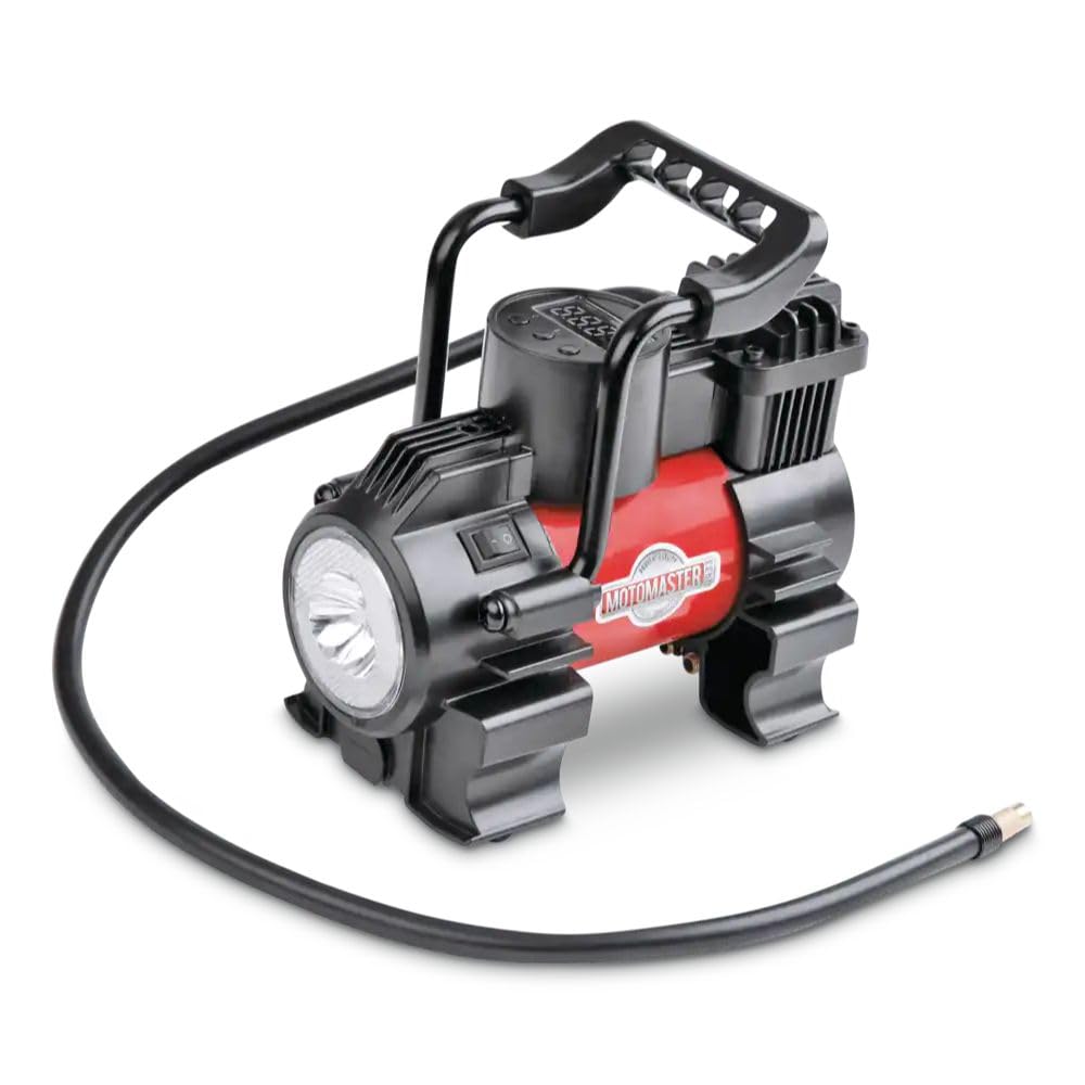Sponsored Ad – MotoMaster Rapid Digital Tire Inflator, 120 PSI, 12V DC, High-Speed Inflation for Cars, Trucks, Bikes, LED Display, Compact & Durable, Black