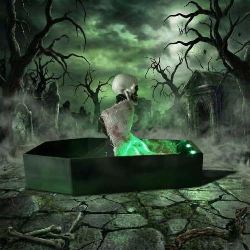 Figurine d'horreur activée par la voix pour cimetiere et decoration Halloween exterieure - 4