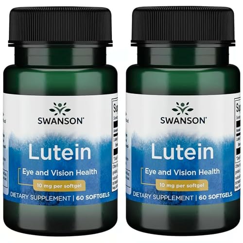 Swanson Lutein 10 Milligrams 60 Sgels (2 Pack)