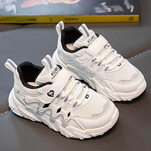 Children Outdoor Sports Shoes Thick Soles Non Slip Lace Up Mesh Breathable Shoes Sneakers for Little Boys Girls2