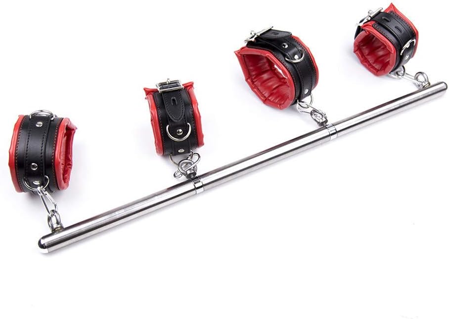 RAN Tie hands and feet with iron pipes, black sponge filling, three sections for disassembly