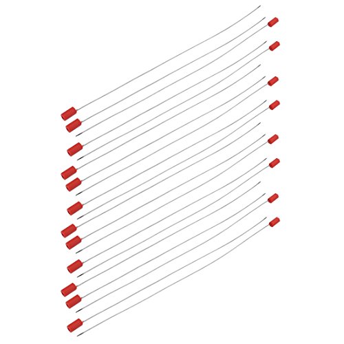 Ruilogod 20pcs 520mm Length Self-Locking 27mm x 13mm Label Metal