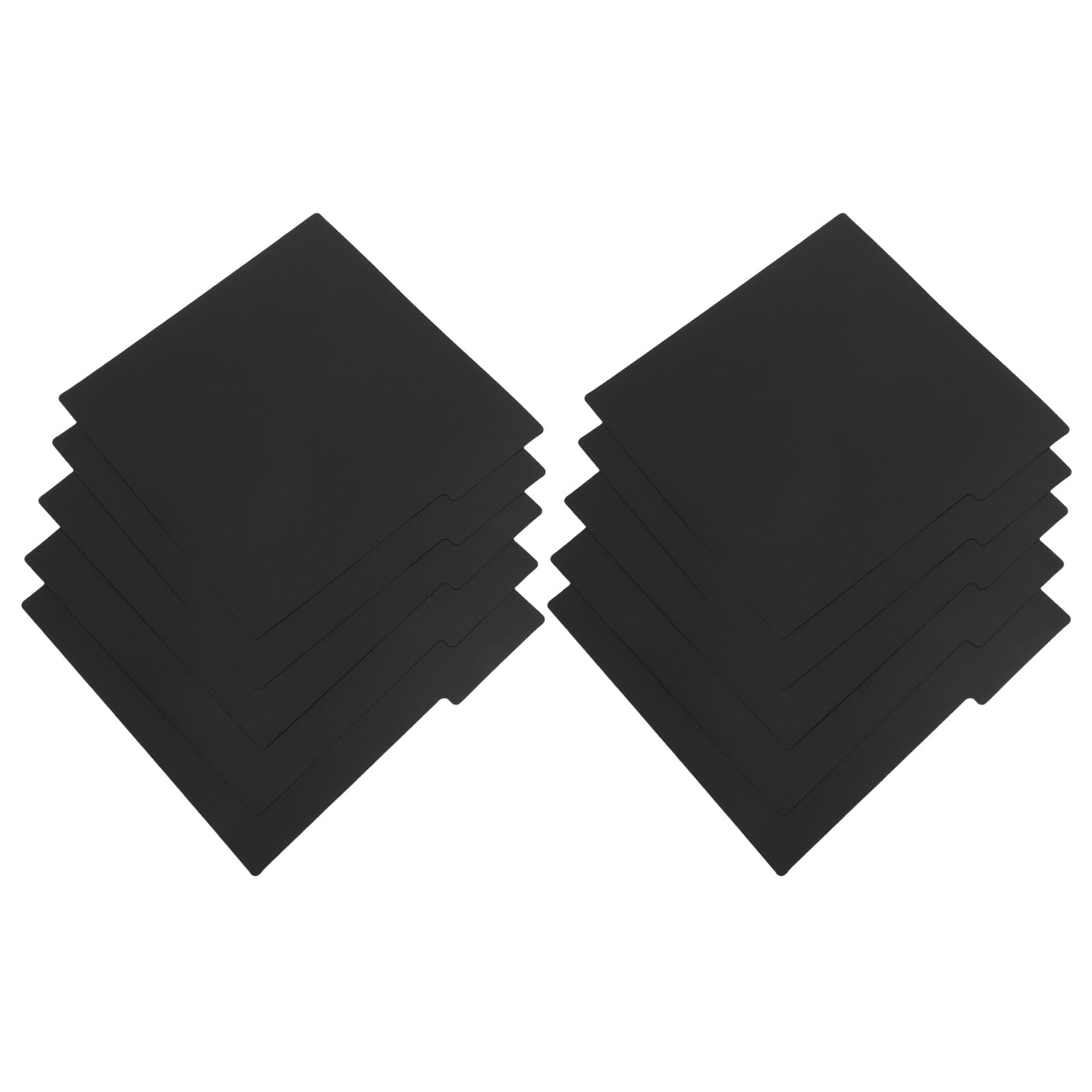 10 Pezzi Divisori per Album in Vinile 10 Pezzi, Schede di Classificazione Dischi in Vinile in Plastica Resistente Nero 32X32,5 CM, Separatori Regolabili per Organizzazione e