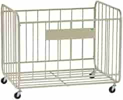 Amazon | ボールカゴ キャスター付き スチール製 ボール収納