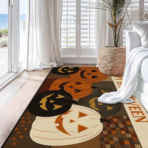 Tapis lune d'Halloween pour salon et chambre sous table rectangulaire