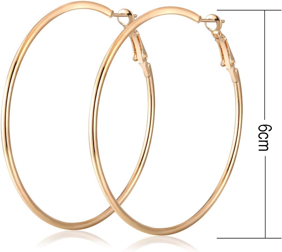 Starain 12 Pairs Gold Hoop Earrings for Women Long Layered Leaf Earrings Vintage Statement Dangle Drop Earrings Set - Image 4