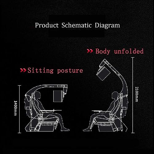 Gaming Chair, Adjustable Ergonomic High Comfort Heavy Duty E-Sports Computer Chair with Integrated Cockpit Design - Image 6
