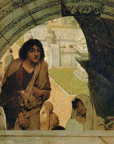 Cuadro en lienzo de Lawrence Alma-Tadema obra de arte romano premium 60x90cm