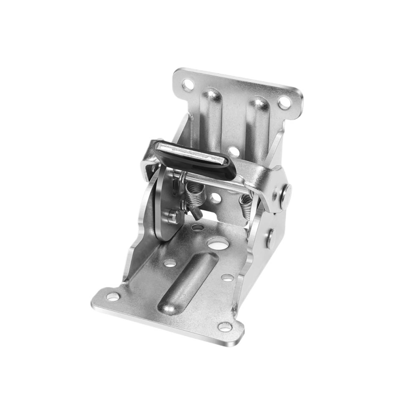 Kgdchyiplj Silver-1Pc Generic Self Locking Folding Leg Support Hinges 0-180 Degree With Screws(Silver-1Pc)