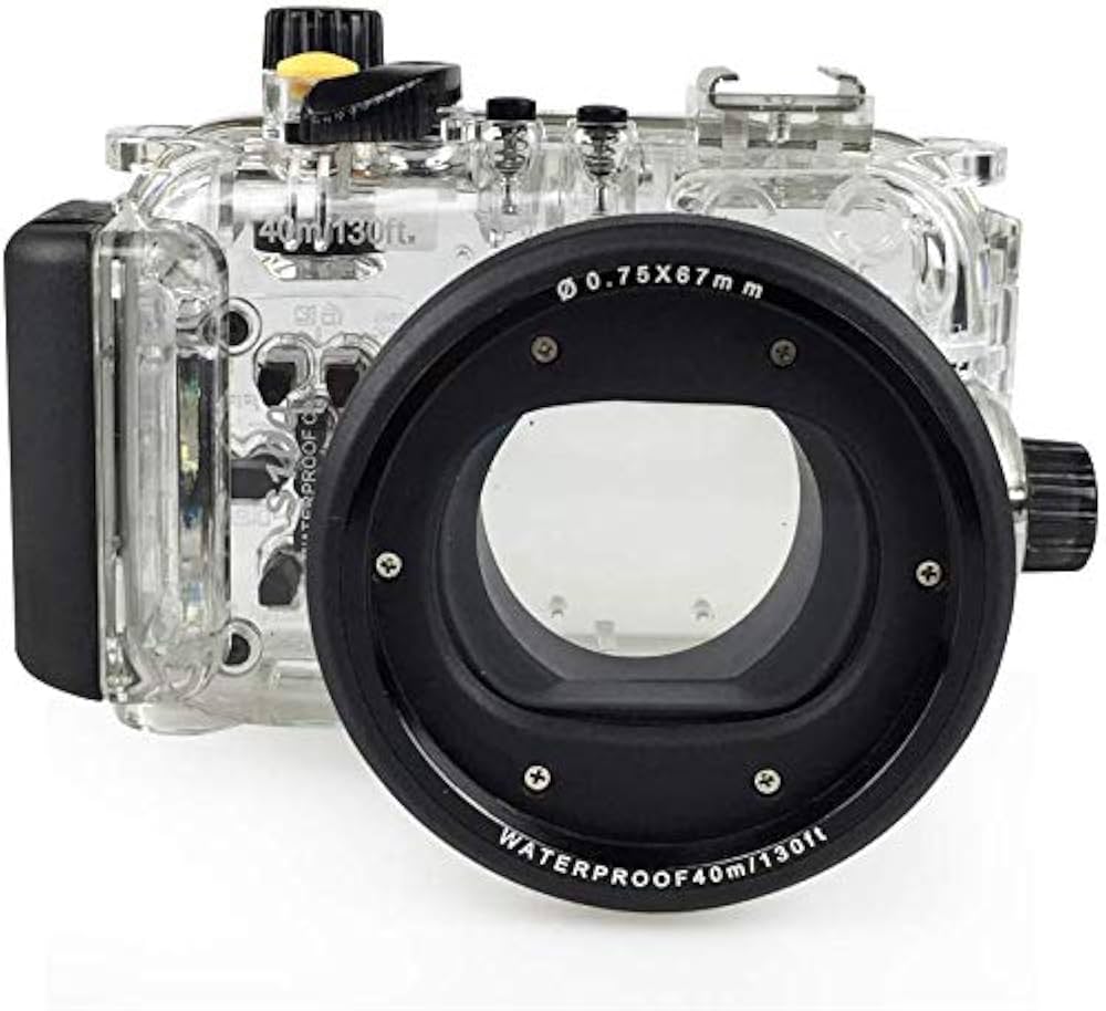 CANON Power Shot S100キャノンカメラ黒 / 防水ケースつき Amazon | キヤノン S100 / S100V カメラ 40M 防水水中ハウジング 防水