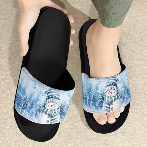 Image of Open Toe Slippers for Women Rubber Slides Womens Sandal Slippers