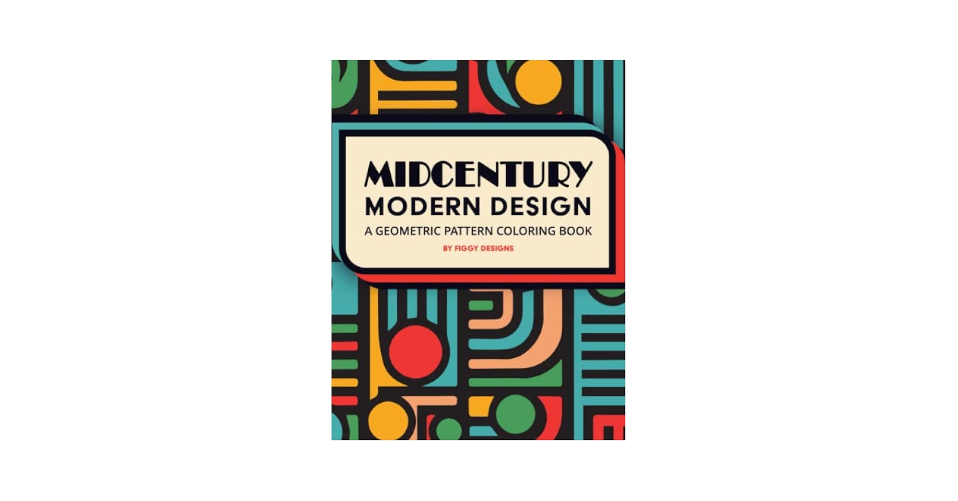 Amazon.com: Midcentury Modern Design — A Geometric Pattern