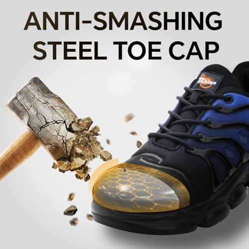 Image of Steel Toe Shoes for Men Women Lightweight Safety Work Sneakers