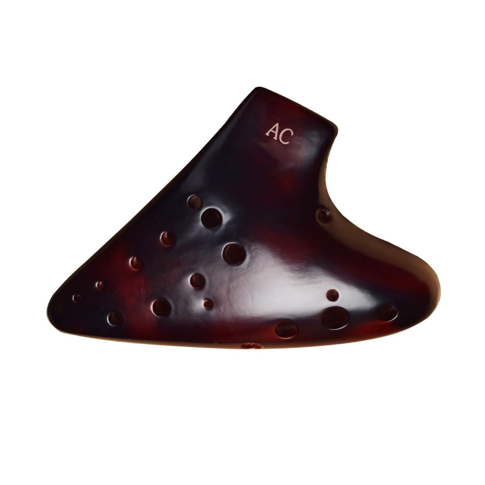 12 Otworowy Instrument Do Nauki Gry Na Ocarynie Alto Z Podwójną Piszczałką AC Ocarina Instrument Dla Początkujących